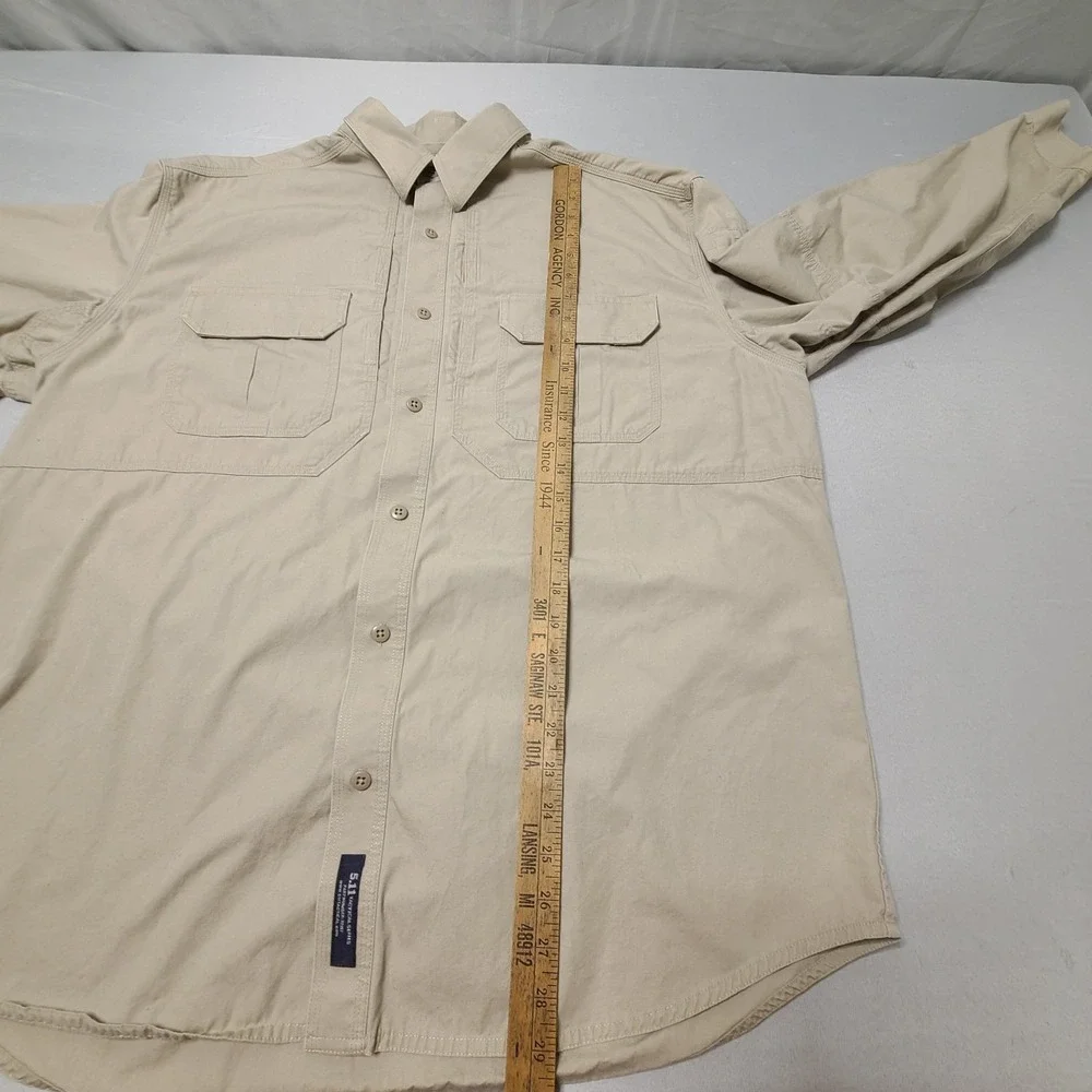 5.11‎ Tactical Shirt Mens XL Long Sleeve Pockets Outdoorsmen Vented